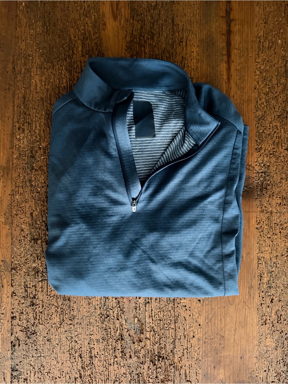 On Running Quarter-Zip Men’s Long-Sleeve  - Slate Blue